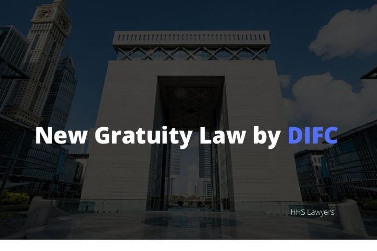 New gratuity law by DIFC New Employment LAW