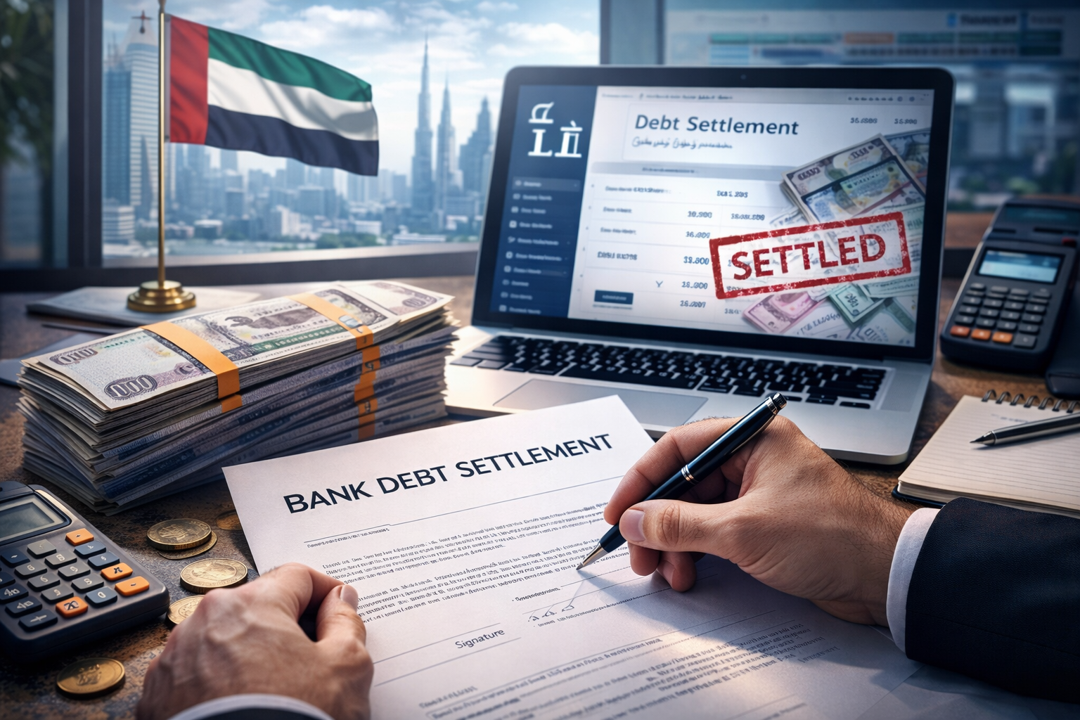 تسوية الديون صندوق معالجة الديون المتعثرة
