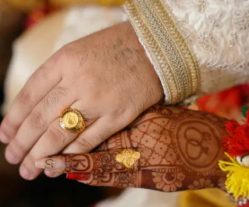 Marriage in Abu Dhabi between civil and religious.