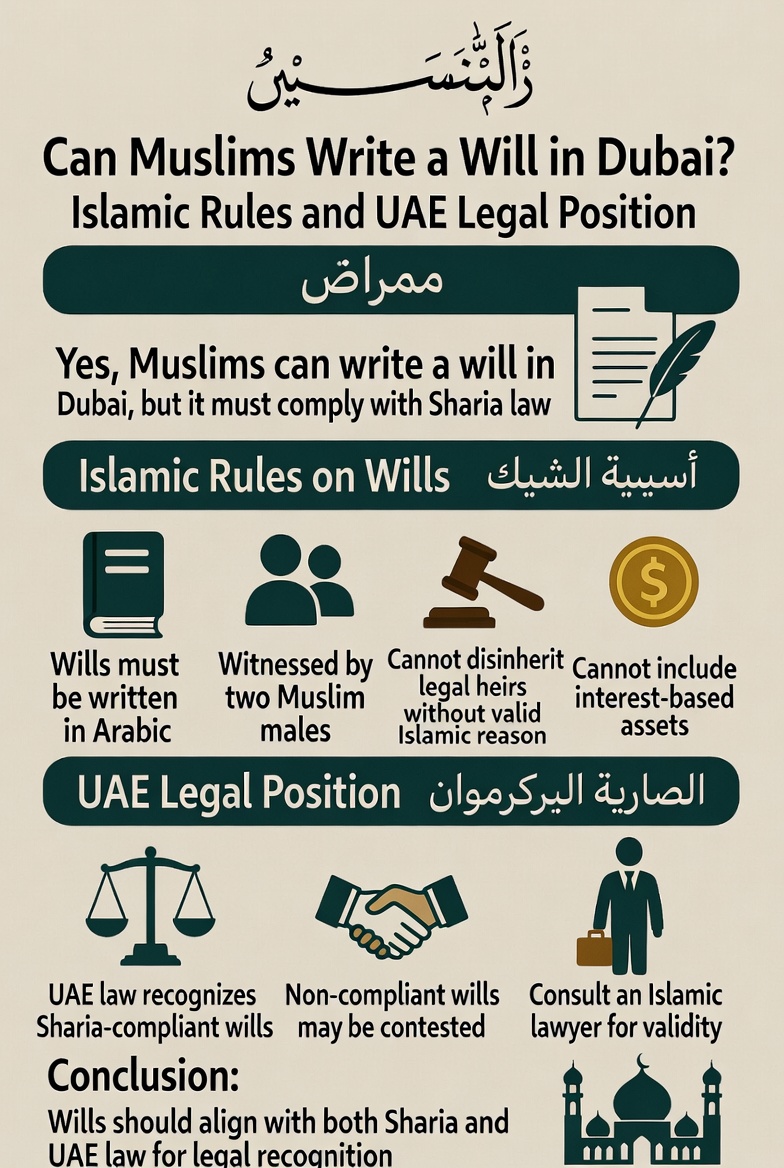 Can muslims write a will
