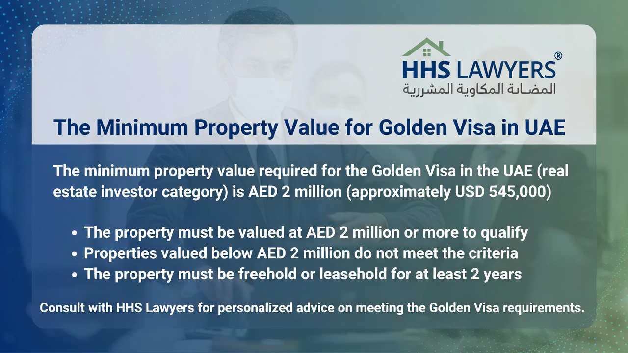 Minimum Property Value for Golden Visa in UAE