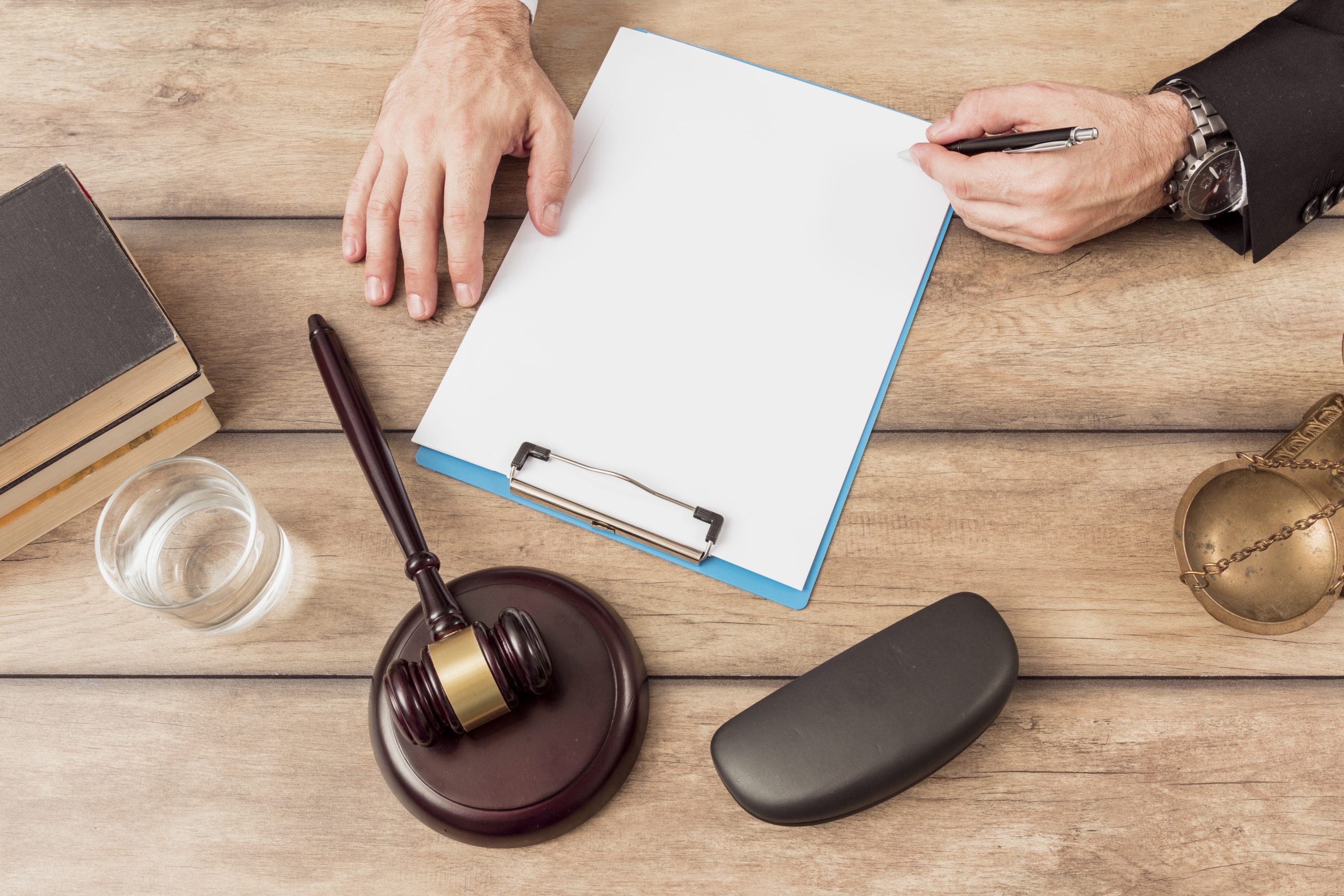 Lawyer Filing Document