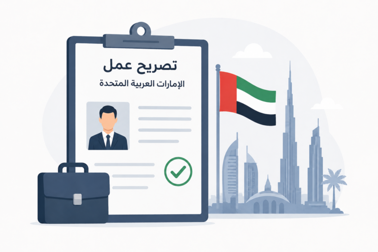تصارح العمل فى الامارات
